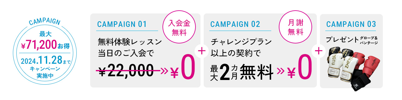 08.01.31まで期間限定キャンペーン実施中